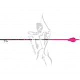 Gold Tip Arrow Fletched Ted Nugent Pink with 2" Vanes